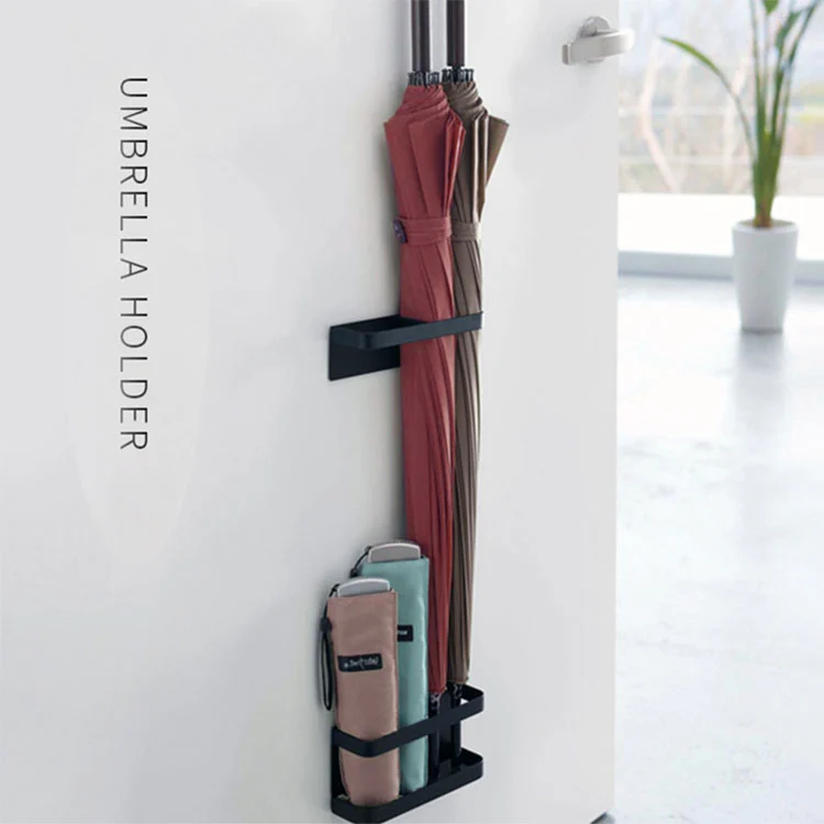 Stoječa nepremočljiva držala za dežnike ob strani vrat