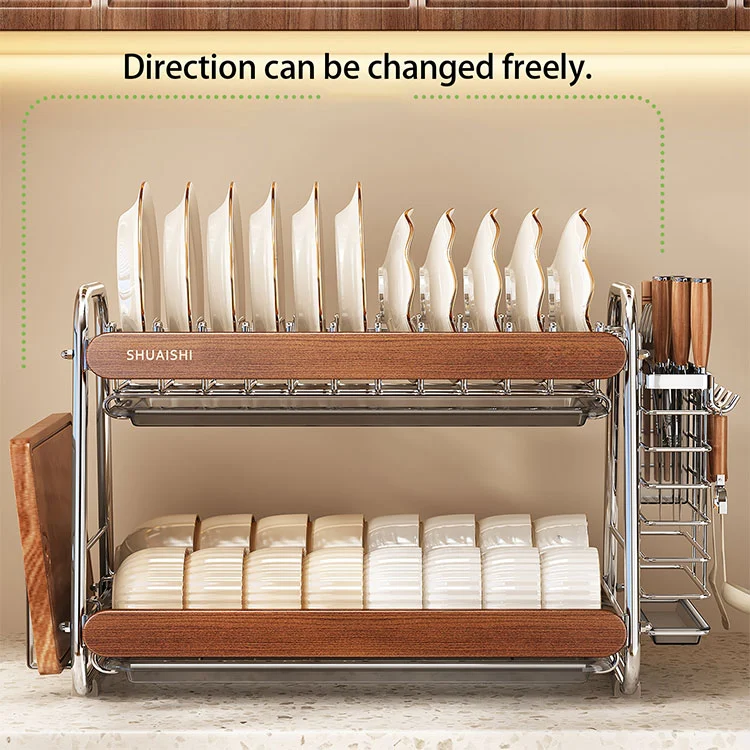 Double Tier Dish Rack