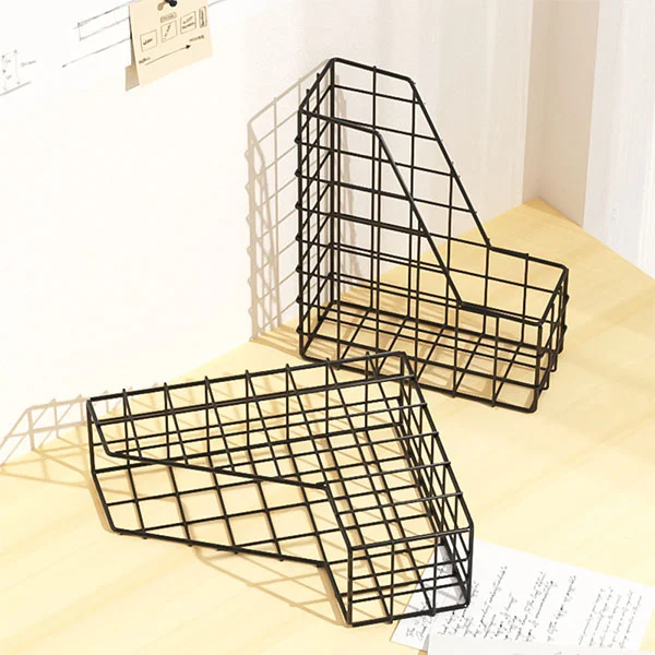 Office Desktop Metal Magazine Rack