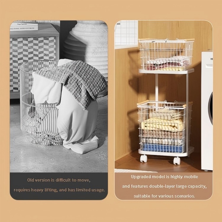 Metal Bath Organizer Rack